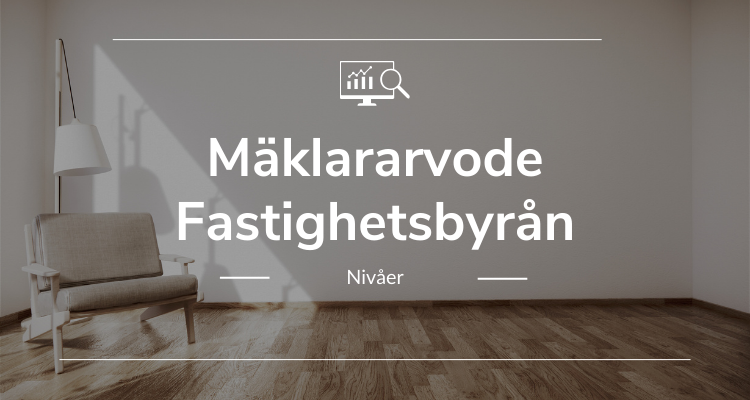 Mäklararvode fastighetsbyrån